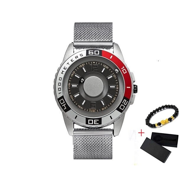 EUTOUR Magnetic Ball Watch Waterproof Canvas Strap Designer Wrist Watches Men Casual Quartz Man Wristwatch Clock