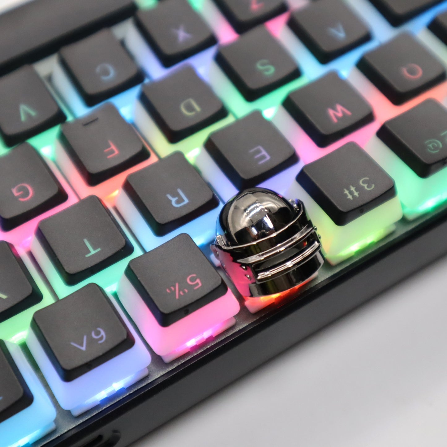 Custom Keycaps for Mechanical Keyboard Accessories PUBG Three-level Head Airdrop Box Grenade Alloy Personality Artisan Keycap