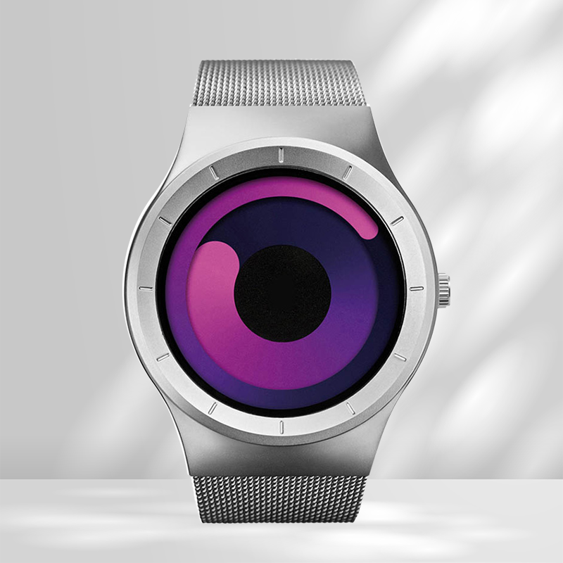 Creative Quartz Watches Men Top FASHION Brand Casual Stainless steel Mesh Band Unisex Watch Clock Male female Gentleman gift