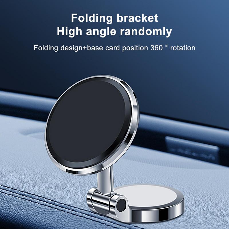Magnetic Mobile Phone Holders Car Durable 360 Degree Viewing Angle Cell Phone Mount Automobile Magnetic Phone Bracket Accessory