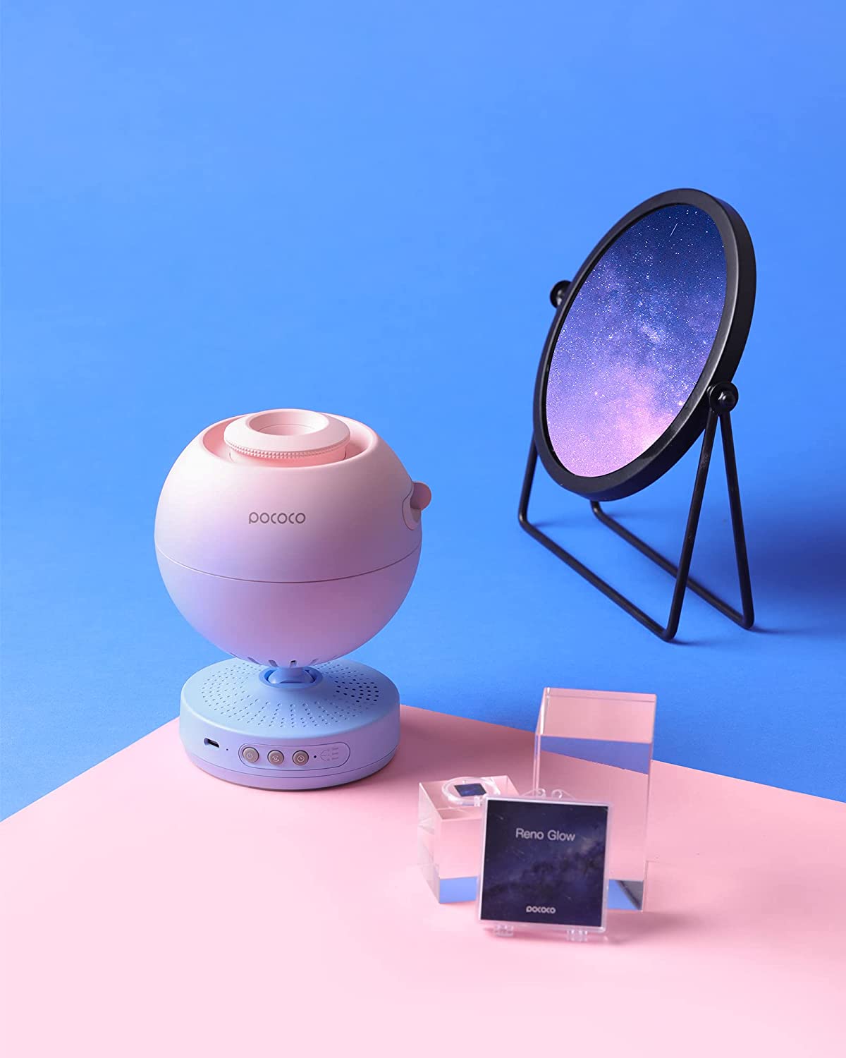 POCOCO Planetarium Star Projector:Ultra Clear Galaxy Projector for Bedroom Birthday Anniversary Valentines Gift Ideas for Her