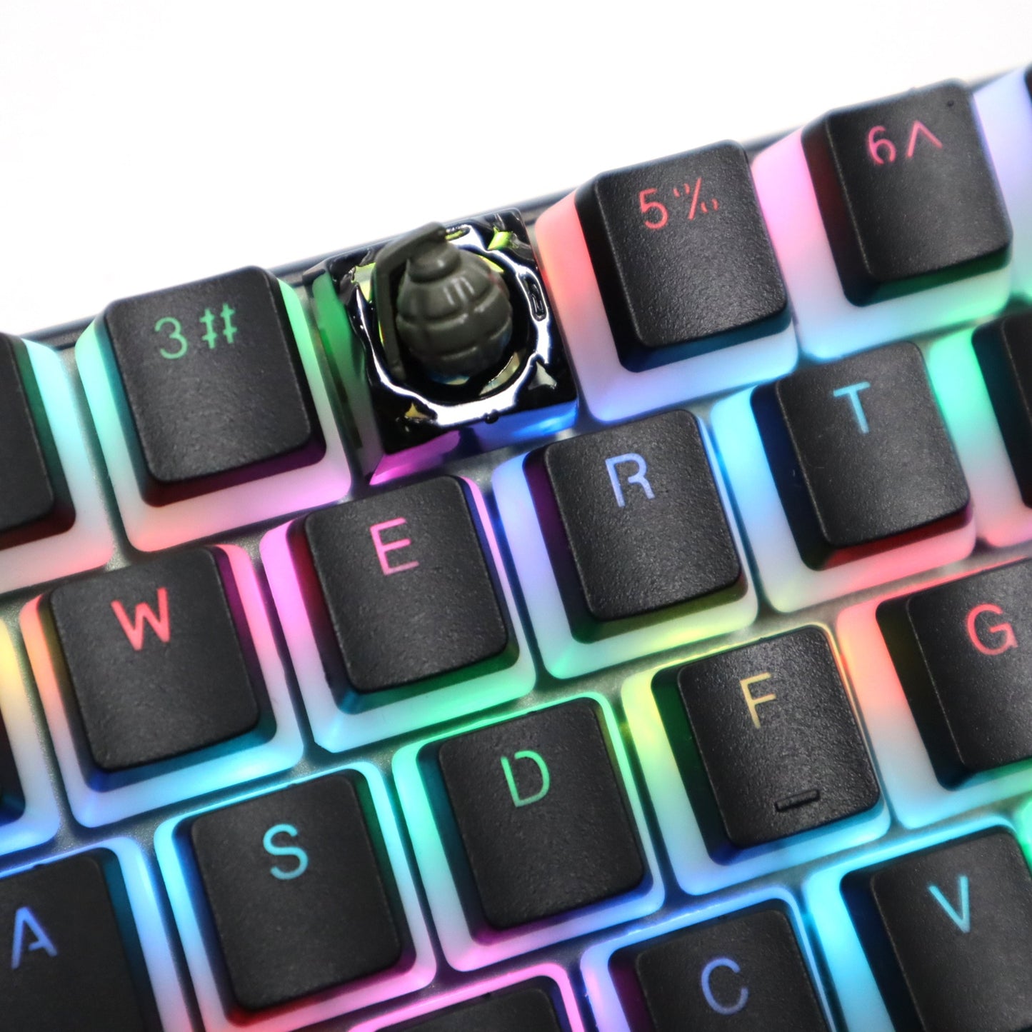 Custom Keycaps for Mechanical Keyboard Accessories PUBG Three-level Head Airdrop Box Grenade Alloy Personality Artisan Keycap